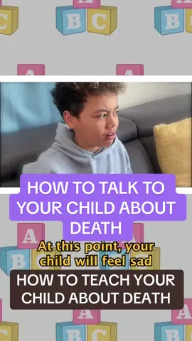 A post by @abcparentingadvice on TikTok caption: How to talk to your child about death #abcparenting #death #dog #skittles #learning #growing #abc #fyp