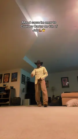 A post by @blakesrobinsonn on TikTok caption: i’ll celebrate juneteenth before 4th of july but today is for beyonce🙂‍↕️#cowboycarter #dance #beyonce 