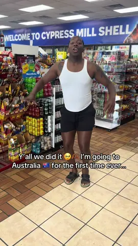 A post by @markellwashington1 on TikTok caption: YALL WE DID IT !!! Im going to Australia I’m so happy I can’t wait to experience everything over there with the coolest friends ever @Kouvr you’re the goat @Alex Warren thank you again I can’t wait !! 🙈💙💙