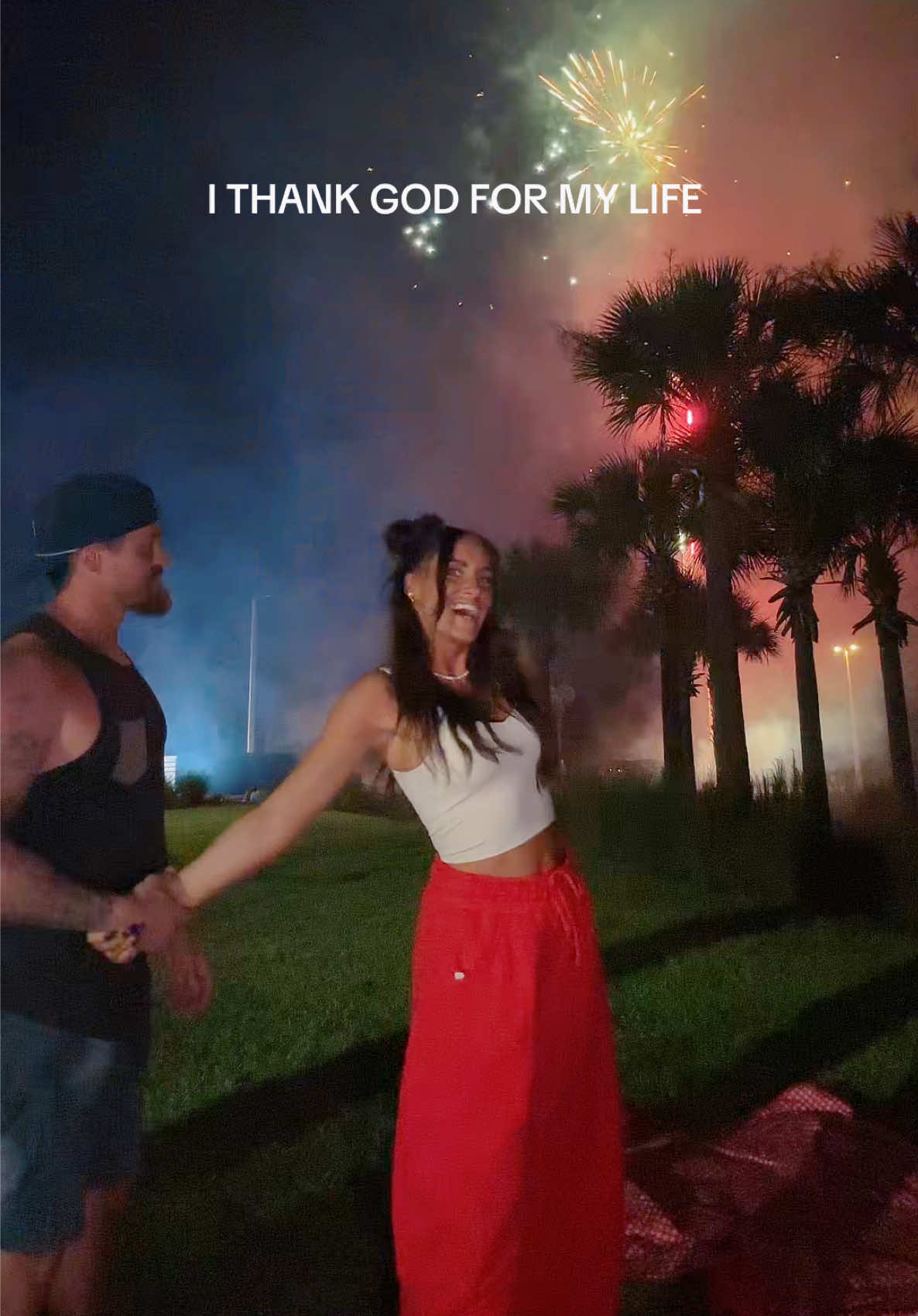 A post by @brittanyjade___ on TikTok caption: 16 years ago today, @Wyland & I started dating… & somehow, it just keeps getting better every year 🥹 Grateful every day for our love, our freedom, and for those who sacrificed to protect it. Hope you all had a safe and meaningful 4th 🩷