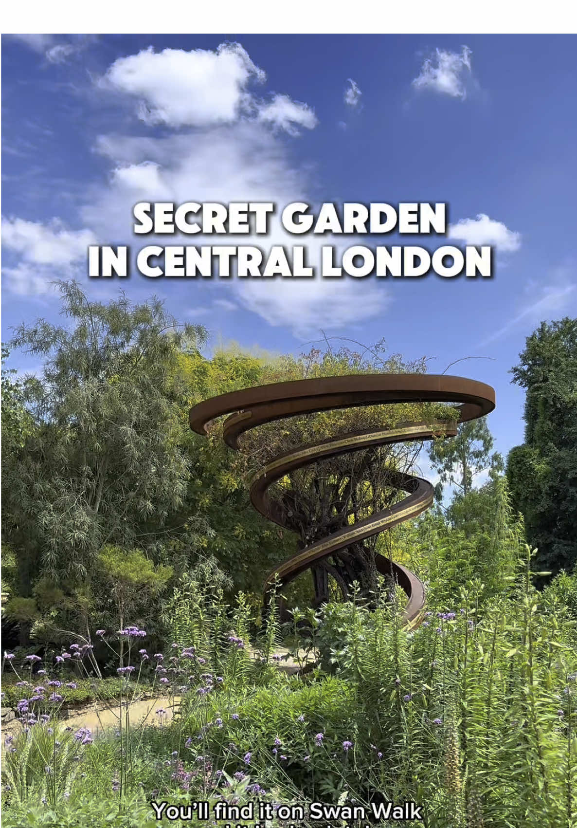 A post by @exploringlondon on TikTok caption: ad Did you know about this secret garden right by the River Thames that’s the perfect escape from the hustle and bustle of the city? It’s London’s oldest botanical garden, established in 1673, and it’s home to over 4,500 medicinal, edible and useful plants! You’ll find historical glasshouses here, a cool fernerry and 4 acres of beautiful green space, as well as a gorgeous cafe and gift shop! It’s one of my favourite spots of chill out in London and it’s the perfect time to visit this summer when their plants in full flowering season! 📍 @ChelseaPhysicGarden 66 Royal Hospital Rd, London SW3 4HS ⏰ Open: Sunday – Friday, 11am – 5pm. 🎟️ Tickets: £5 – £15 🚇 Close to Sloane Square Station, Victoria Station, and has it’s own bus stop ✅ They sell a yearly membership for those who live in London and have a whole summer of events including live music, supper clubs and gardening workshops. Check out their website for more! #chelseaphysicgarden #secretgarden #thingstodoinlondon