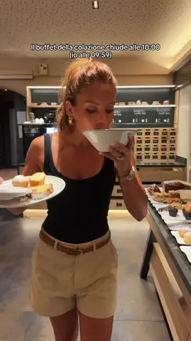 A post by @emilypallini on TikTok caption: Ma vogliamo parlare di questo buffet??? Io posso rimanere qui per sempre .... 🍯🍪🍫🧁🥧 @Hotel Quelle ***** Spa Resort 💧  #invited 