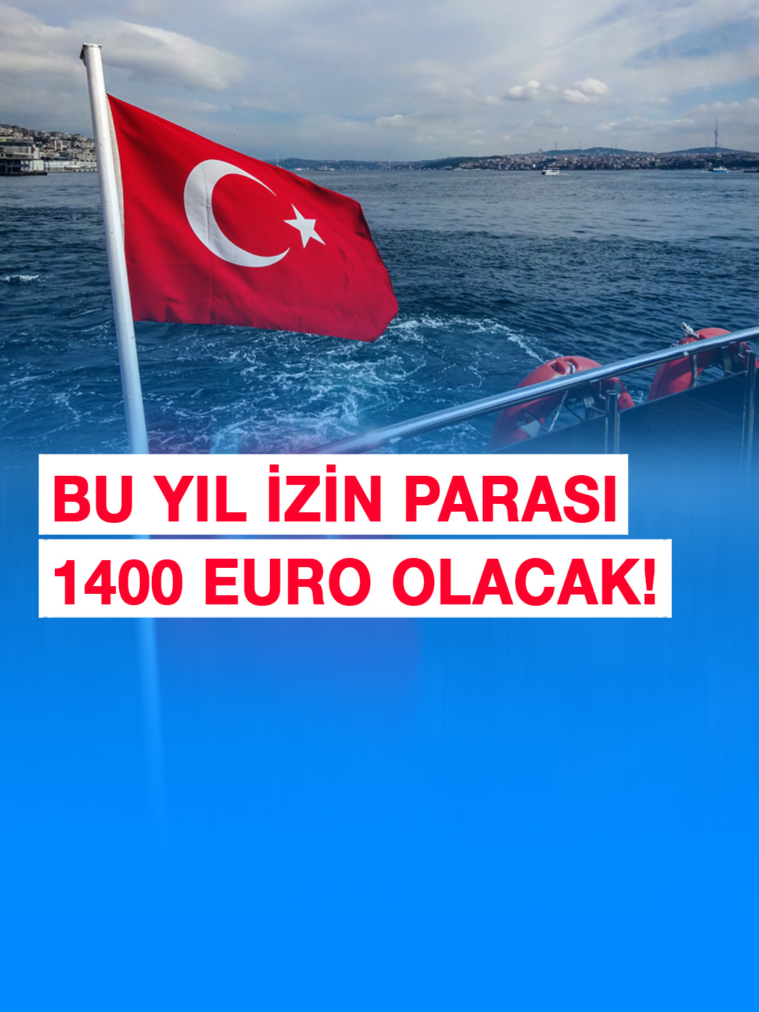 A post by @camiahaber on TikTok caption: Bu Yıl İzin Parası 1400 Euro Olacak!