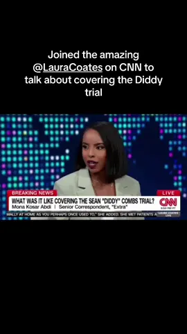 A post by @mokoab on TikTok caption: Grateful to @Laura Coates & @CNN for having me as part of this panel with two other amazing women Nique & Loren to talk about covering the Diddy trial for both broadcast & social and being at the forefront of this new wave of storytelling. And thank you to all of you for trusting me to bring you this coverage and for all the sweet comments encouraging me to keep going 💕  #diddy #diddytrial 