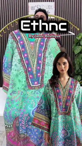 A post by @janni.boutique on TikTok caption: #janniboutique #ethnic #pakistanidesigner #fyp #bestshop #ethnicwear #pakistaniwedding 