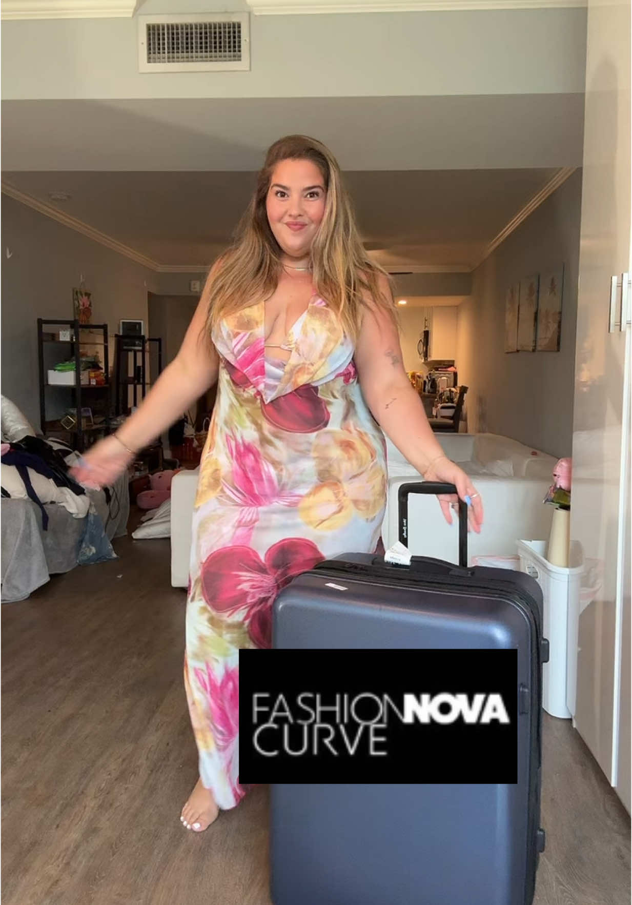 A post by @sampaigeeee on TikTok caption: Loving all the bathing suit options on @novaswim @Fashion Nova  Which set was your fave?  1. Vacations In Tulum II 2. Luna Gingham & Bows 3. Aliyah Lace Cheetah Leopard