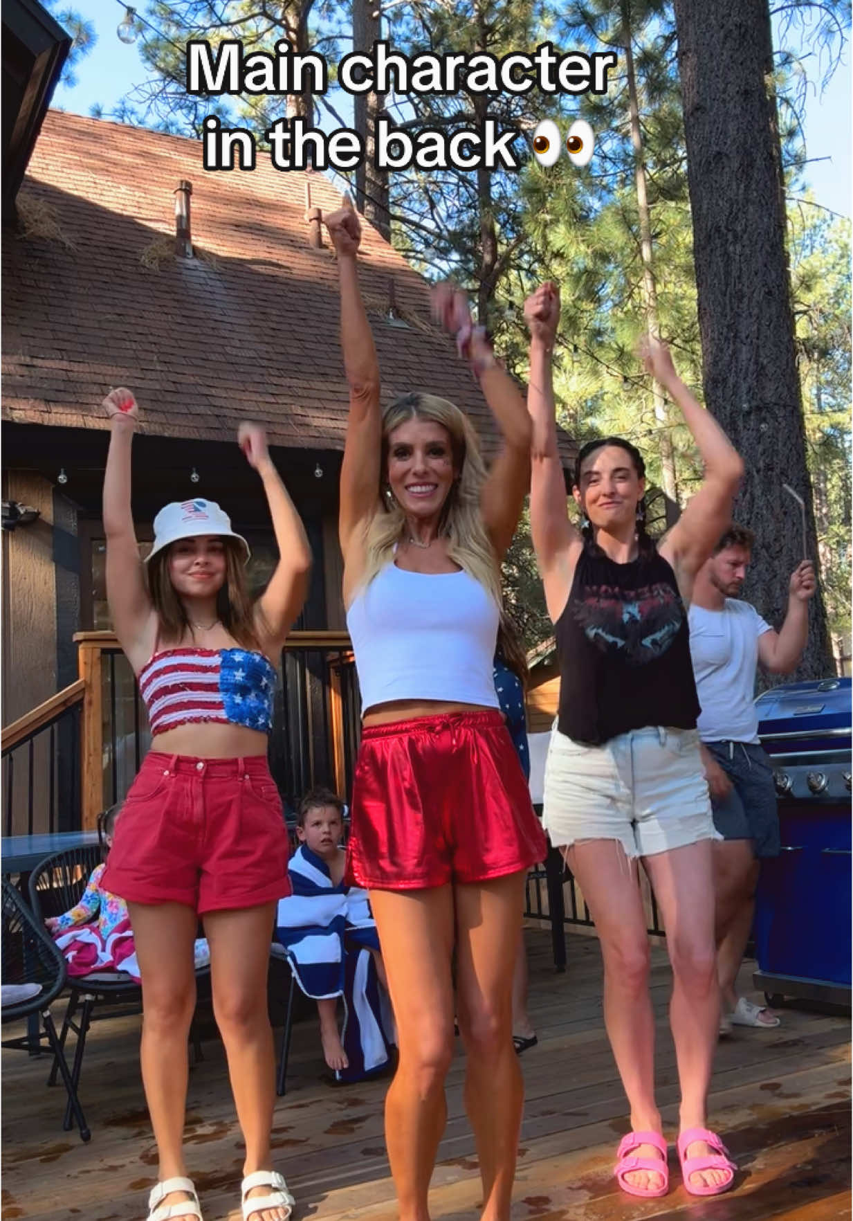 A post by @rebeccazamolo on TikTok caption: Can someone get an ice pack 🥶 This is our daughter’s fave song @forrest frank #yourwaysbetter