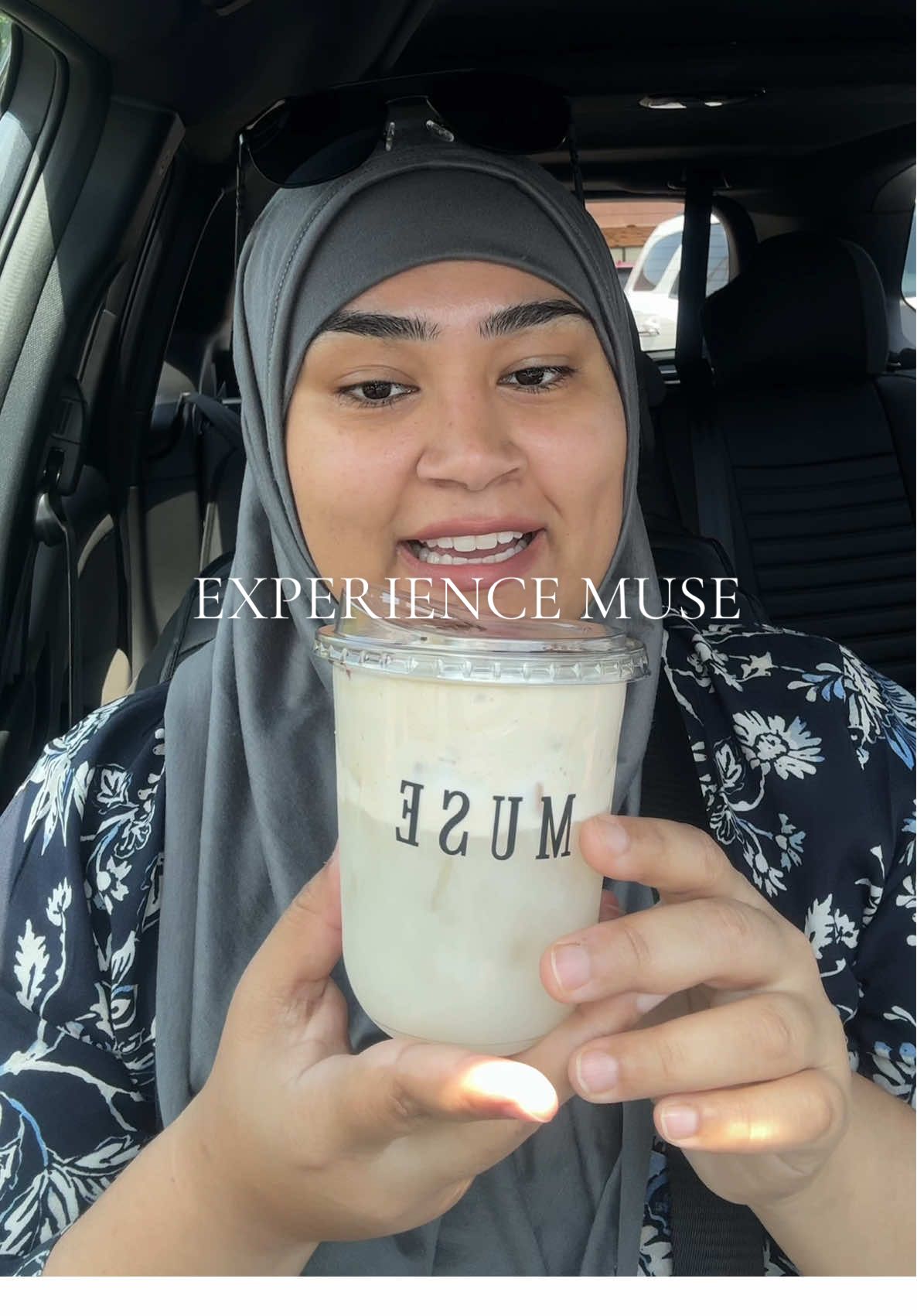 A post by @sharmineats on TikTok caption: So far off of @Experience Muse Cloud menu I’ve tried:  Strawberry Matcha 9/10 Biscoff Matcha: 6.5/10 Caramel Matcha: 10/10 Caramel Coffee: 1010  Also their waffles are 10/10 😍 #fyp #foryou #reviewvideo #sterlingheights #michigancheck 
