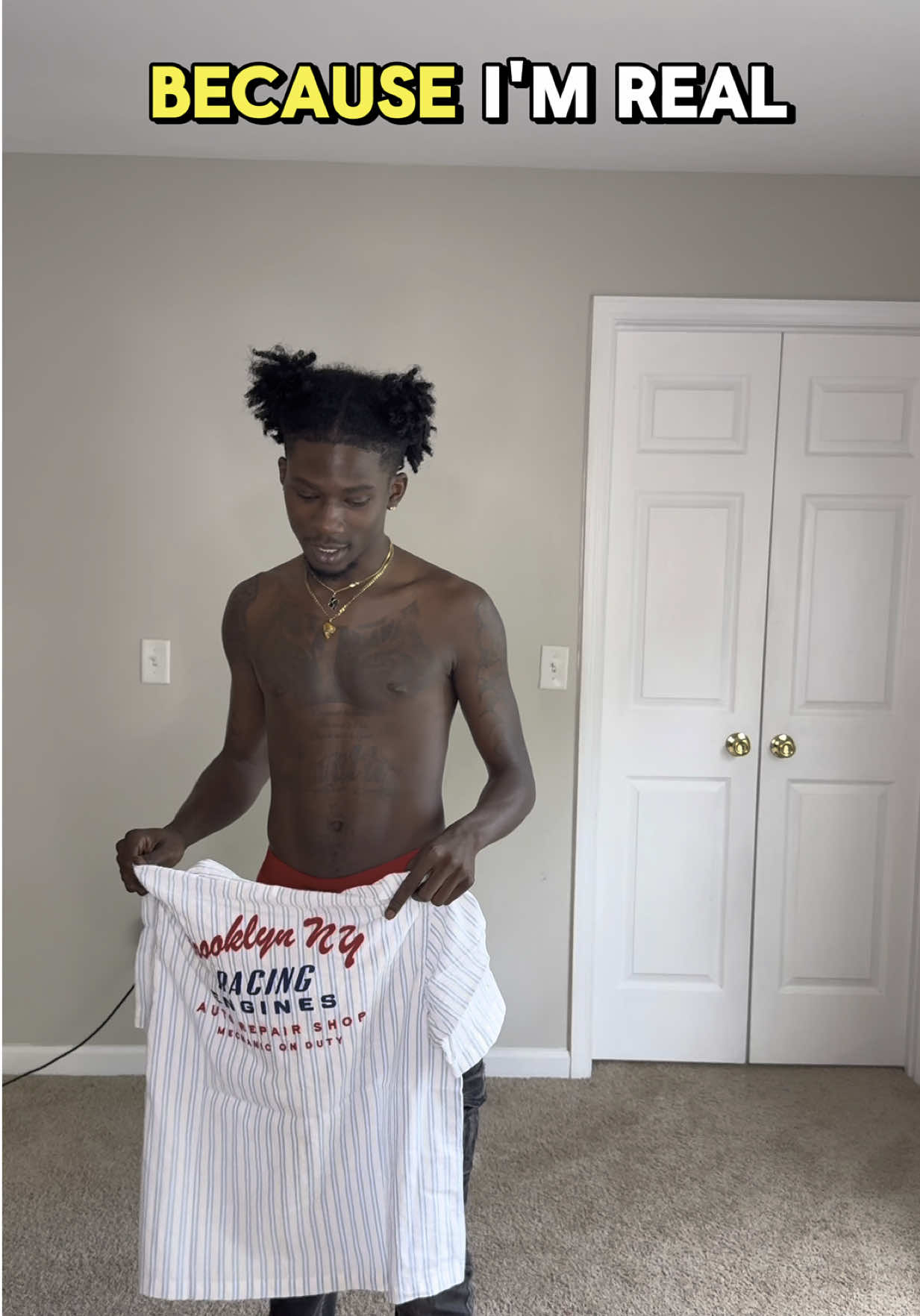 A post by @iamtheemj on TikTok caption: Package delivered. GRWM. How do you feel about this ? 