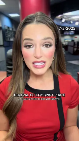 A post by @carolineontv on TikTok caption: UPDATE 7-5-25 🚨 #kerrcounty #texas #news @FOX 26 Houston 