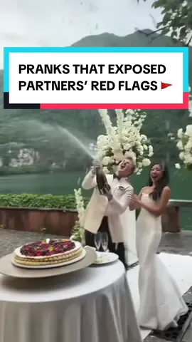 A post by @dustinpoynter on TikTok caption: DIVORCES INCOMING 🚩  🎥 @Daniel_ Pushamo SA 🇿🇦  🎥 n/a (email for credit)  🎥 @nadiaannaliseo  🎥 @biiiiiiiillllllll  #redflags #prank #marriage #relationships 
