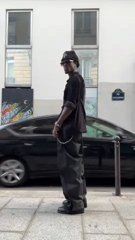 A post by @wisdm8 on TikTok caption: Paris day 19  #anndemeulemeester #rickowens #chromehearts 