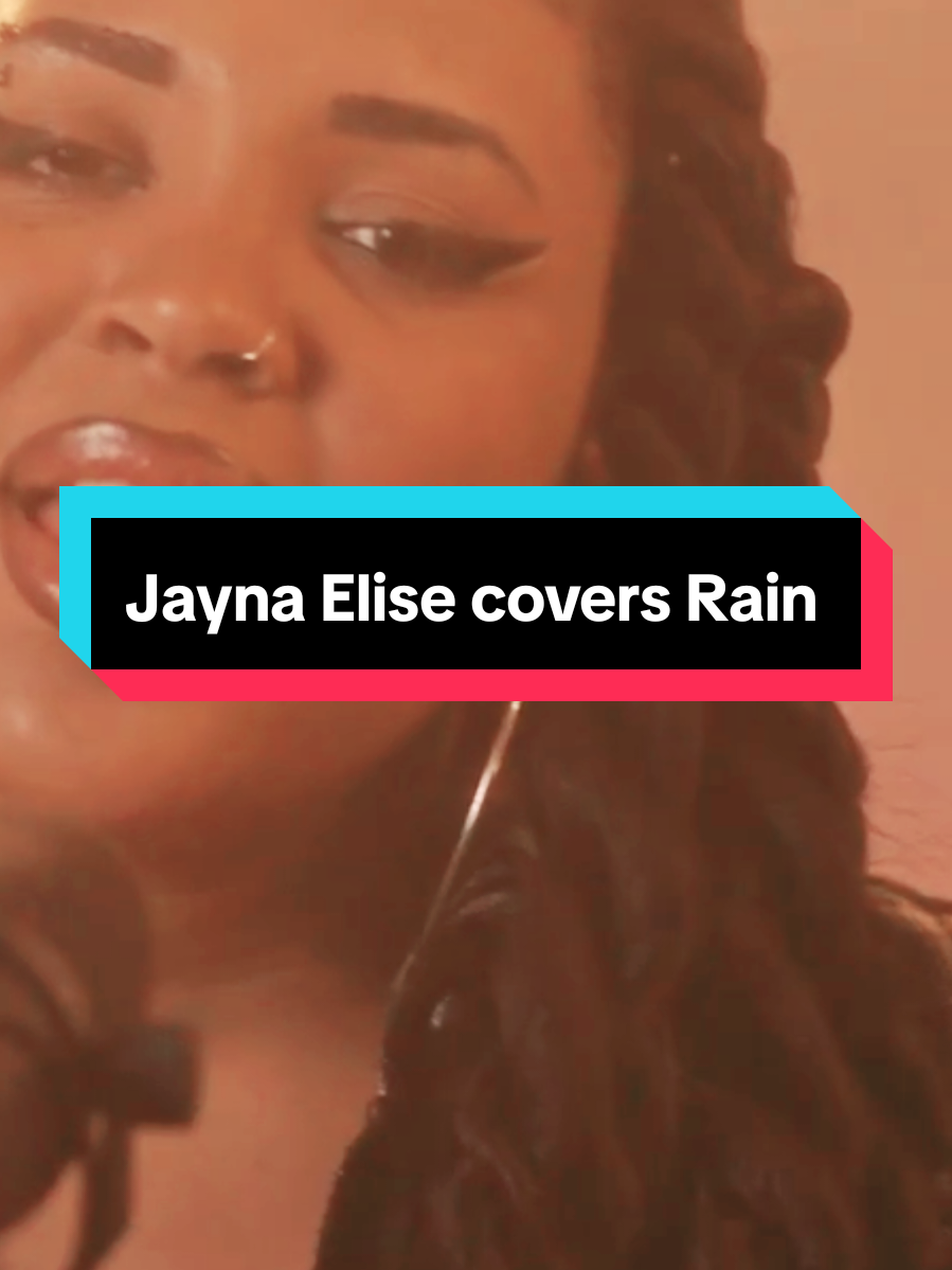 A post by @iambrightspark on TikTok caption: The sensational Jayna Elise covers Rain by SWV. Enjoy ❤️  #jaynaelise #rain #swv  #acoustic #fyp 