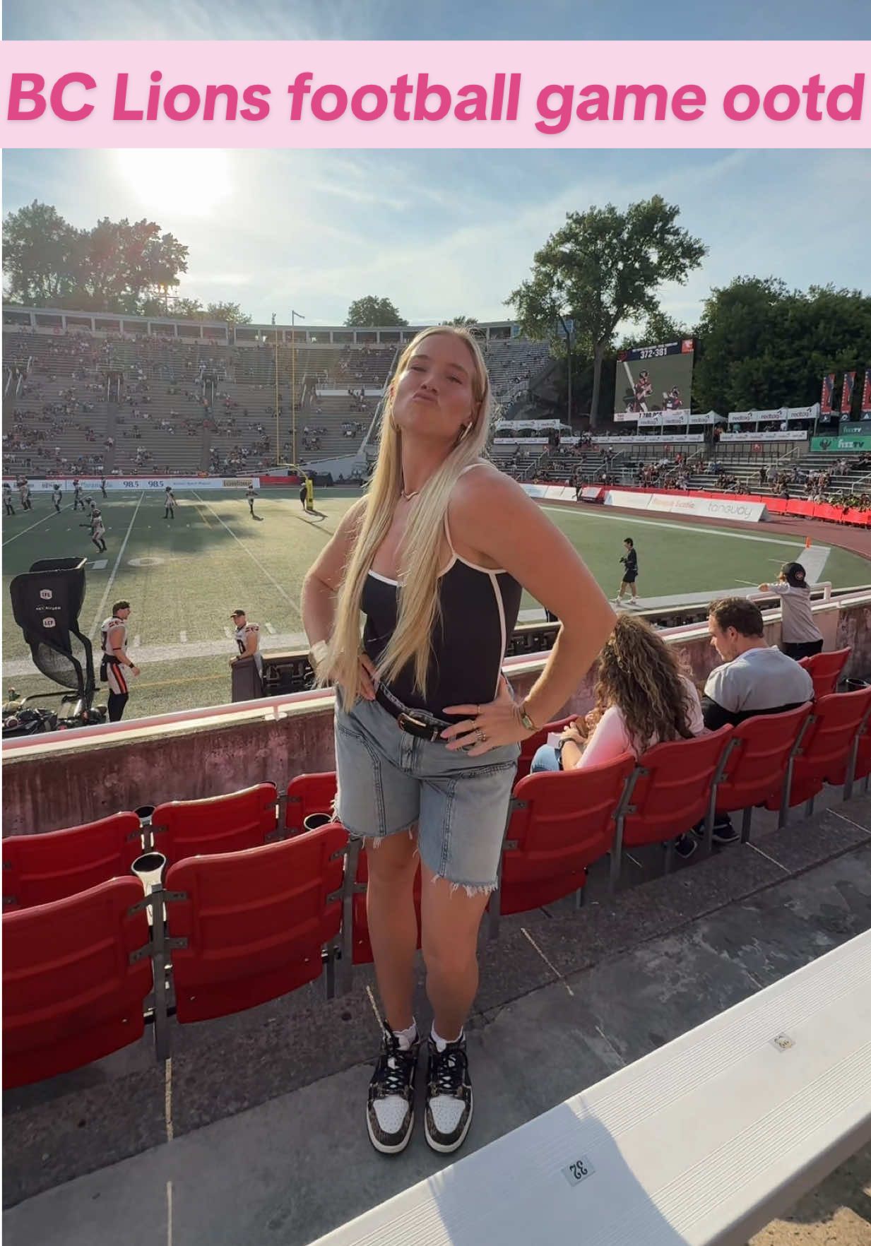 A post by @bethannebrice on TikTok caption: OOTD! Let’s goooo @BC Lions 