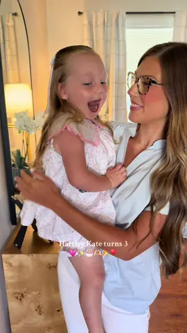 A post by @sumford on TikTok caption: Happy Birthday to the girly that changed my life for the better. Celebrating you in all your qualities is my favorite thing. My smart, kind, loving, and fierce little 3 year old. I love you so much Hartley Kate. 🥰