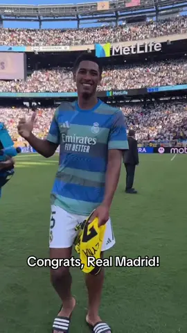 A post by @bvb on TikTok caption: Congrats, @Real Madrid C.F.!