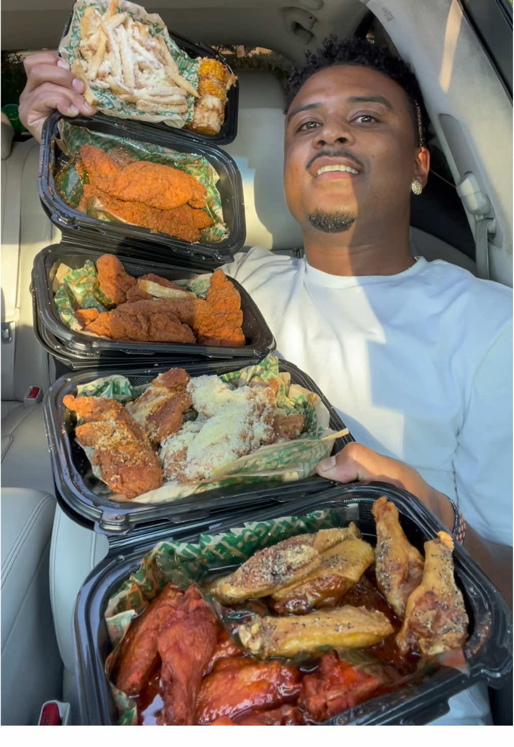 A post by @shawnfoodreviews7 on TikTok caption: Wingstop Mukbang #fyp #Foodie #mukbang #fypシ #wingstop #chicken #fastfood #review #foryoupage #viral 