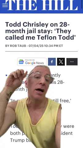 A post by @disastrophefilms on TikTok caption: #greenscreen #toddchrisley #chrisleyknowsbest #florida #prison #trump #pardon