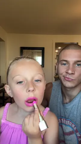 A post by @bobbypombo on TikTok caption: mom gon whoop me arsh hahah #fyp #explore #toddlersoftiktok #makeup 