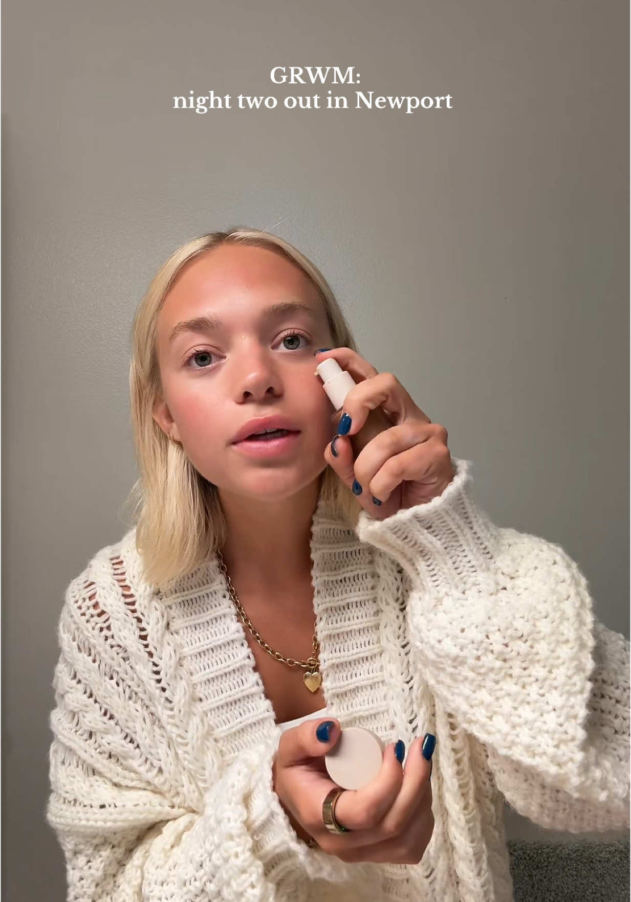 A post by @averykroll1 on TikTok caption: welcome to our GRWM convos! I hope you feel like you're in the br with us 🫶🏼🫶🏼#grwm #newport #makeup #chitchat #california #real #bestfriend #goingout #college #funny #girltalk #fourthofjuly #weekend #storytime #beach 