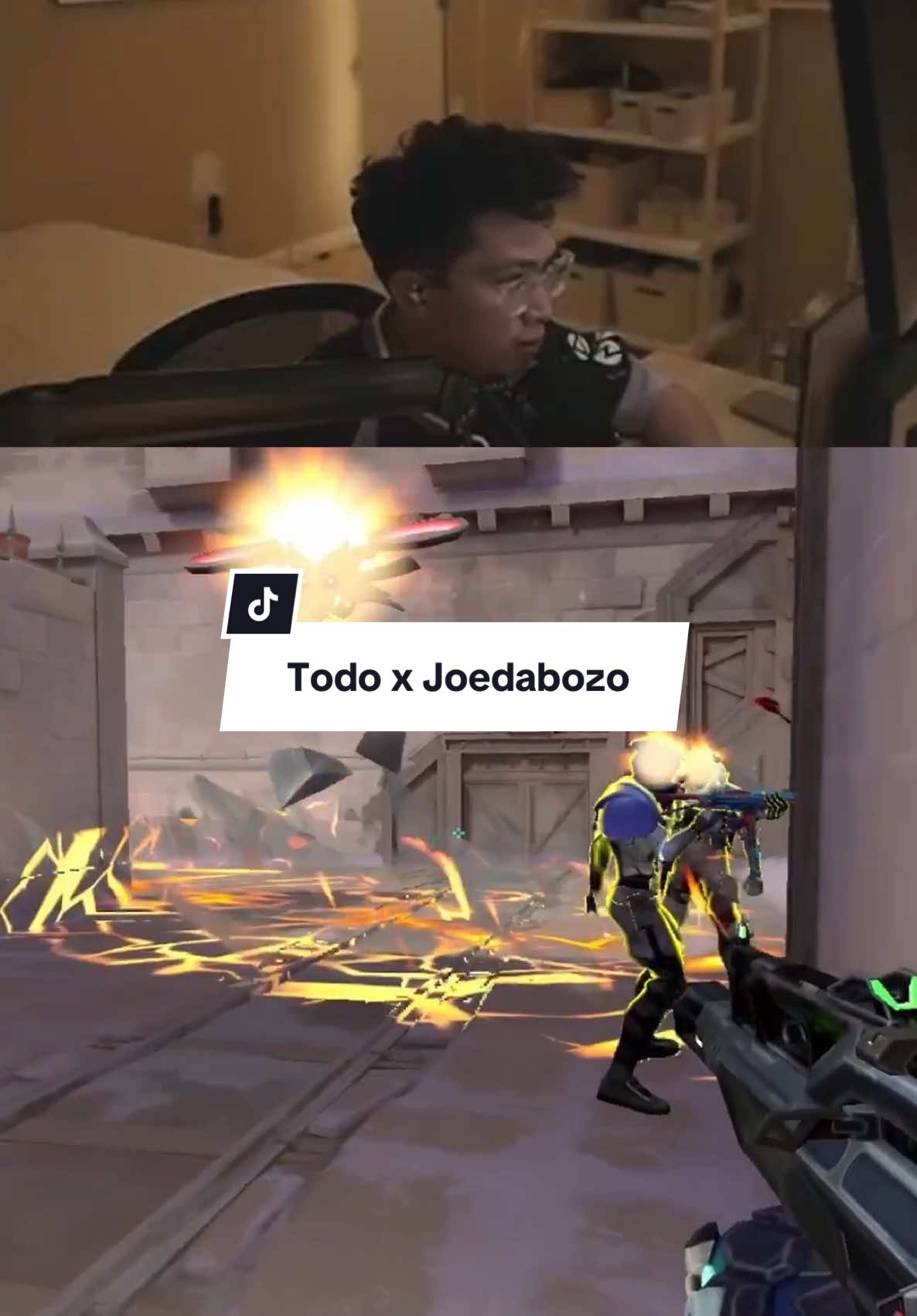 A post by @kj.todo on TikTok caption: Todo x @JoeDaBozo #valorant #pocketkayo #kayo #popflash #blinded #valorantclips #Gaming #thepocketkayo #kjtodo #321pop #todo #phaseguard #corrode 