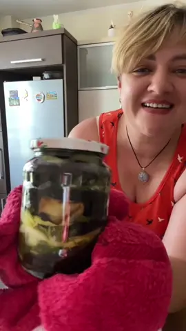 A post by @viki_iwa on TikTok caption: Баклажан 🍆 с лимоном на зиму 🧚#назиму#заготовки#баклажаныназиму#вкусноипросто#домашняякухня#прастыерецепты#ВэтотДень  Полный рецепт найдёте на Telegram канале ссылка в шапке профиля