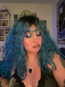 A post by @bluegh0sts on TikTok caption: It’s almost 3 am #idgaf #bluegirl #lesbiansoftiktok 