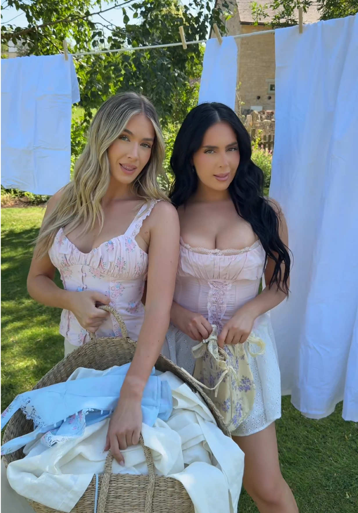 A post by @sophiatuxford on TikTok caption: the cutest new @Lounge collection is coming so soon!!!🤭🌸🧚🏼💕🐹✨ we can’t wait for you to see🥞🗺️👒 ad @Cinzia 