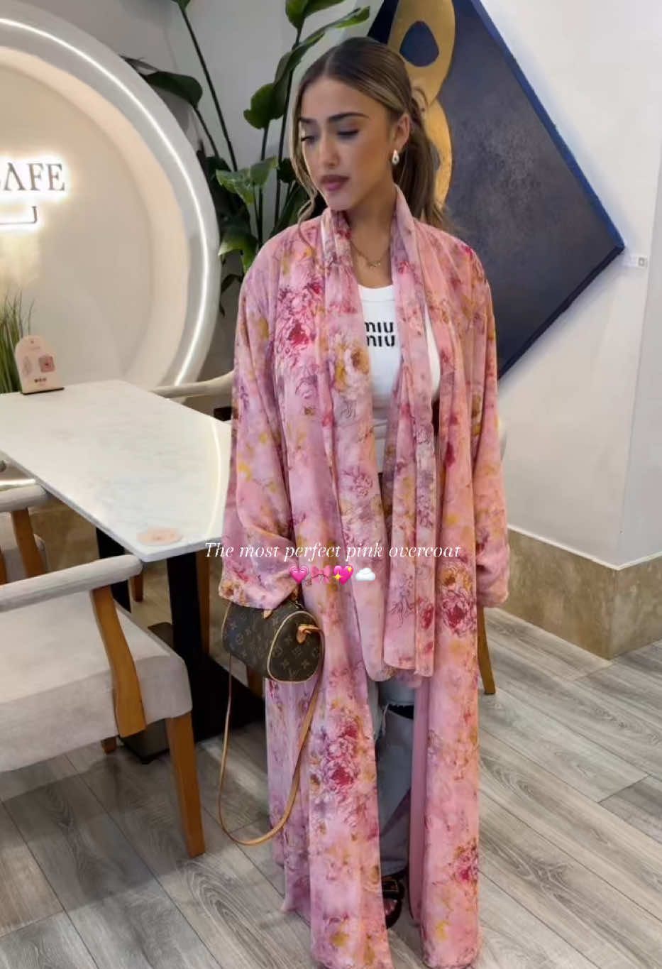A post by @arra.collective on TikTok caption: Dm to orders yours now! 🎀.     #fy #foryou #foryoupage #abaya #abayagirls #OOTD #ootdhijab #hijab #modestoutfits #fyp #printedabayas 