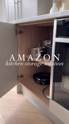 A post by @_smithhome on TikTok caption: My new favourite kitchen storage solution because let’s face it how many times do you go into your pan cupboard and have to move the pile of lids to reach the pan you want?! 🤣 These were £8.90 for three 👏🏽these are linked in my Amazon storefront - linked in my bio 🔗  @Amazon Influencer Program @Amazon @Joseph Joseph  #aff #amazonhack #amazonfinds #amazonorganization #organisation #storagesolution #kitchenmusthave #homefind