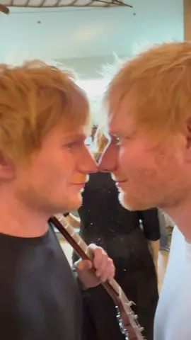 A post by @edsheeran on TikTok caption: I appreciate the effort on this waxwork but it’s creepy af let’s be honest