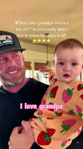 A post by @rock_sweetie510 on TikTok caption: I love grandpa 🥰#love #baby #babylove #cutebaby #funny #funnybaby #sweet #boy #grandpa 
