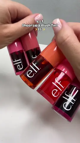 A post by @dailybeautyinspo on TikTok caption: 5 never looked this good 😍 #elfcosmetics #blushcheck @e.l.f. Cosmetics #lipstain #lipcombo #liptint #blushtint #elfcosmetics #ttsbeautybesties #tiktokshopcreatorpicks #dealsforyoudays 