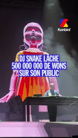 A post by @konbini on TikTok caption: @DJ Snake a retourné Garorock hier soir et nous sort remix inédit avec Squid Game. Dernier niveau débloqué 🔥 #djsnake #squidgame #squidgamenetflix #squidgameedit #festival