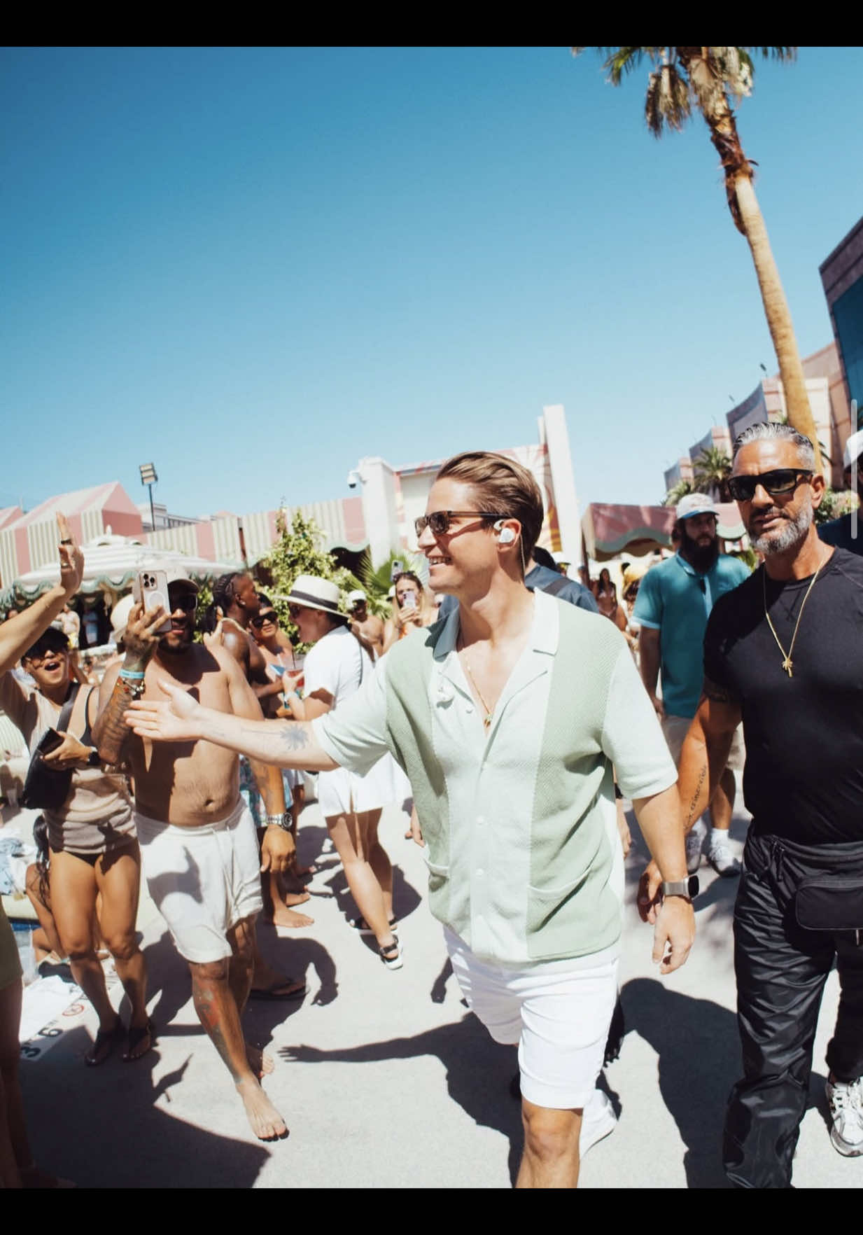 A post by @kygomusic on TikTok caption: Great to be back @Palm Tree Beach Club!🌴 