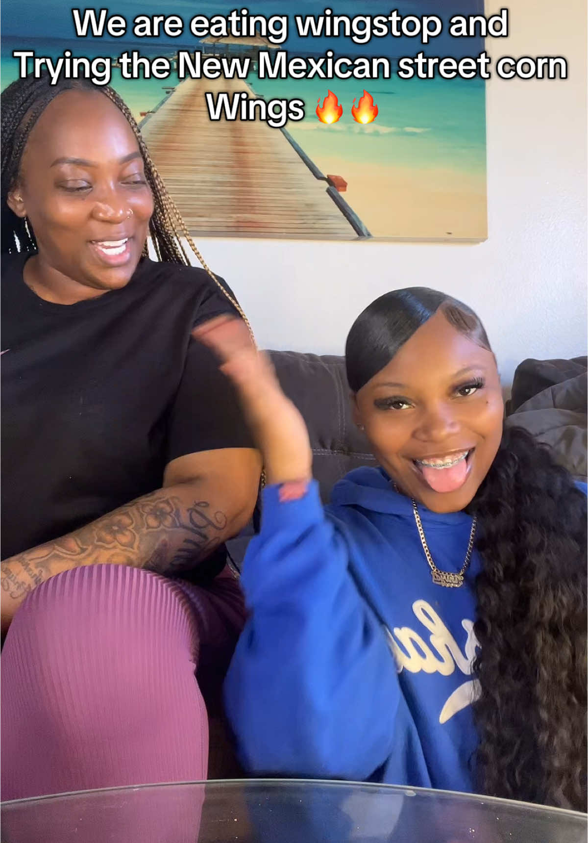 A post by @niyawiyaaa18 on TikTok caption: She sholl is asking for alot of requests and she didn’t even pay for this food 😂😂😂💯 #wings #wingstop #foryoupage #viralvideos #msfyatee #niya #foodie #review #foryoupageofficiall 