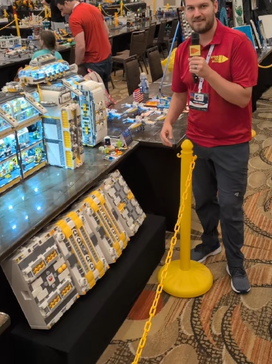 A post by @beyondthebrick on TikTok caption: LEGO Star Wars Rebel Alliance Cargo Freighter by Corry Lankford #lego #starwars 