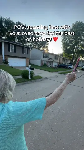A post by @alijahcarter3 on TikTok caption: Hope n pray everyone had a fun/safe 4th of July 🫶🏼 #granny #outside #grandson #4 #fyp #love #always 