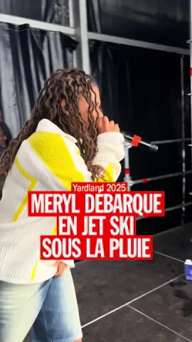 A post by @konbini on TikTok caption: @meryl270 a enflammé Yardland avec son hit « Jet ski » #yardland #meryl #jetski 