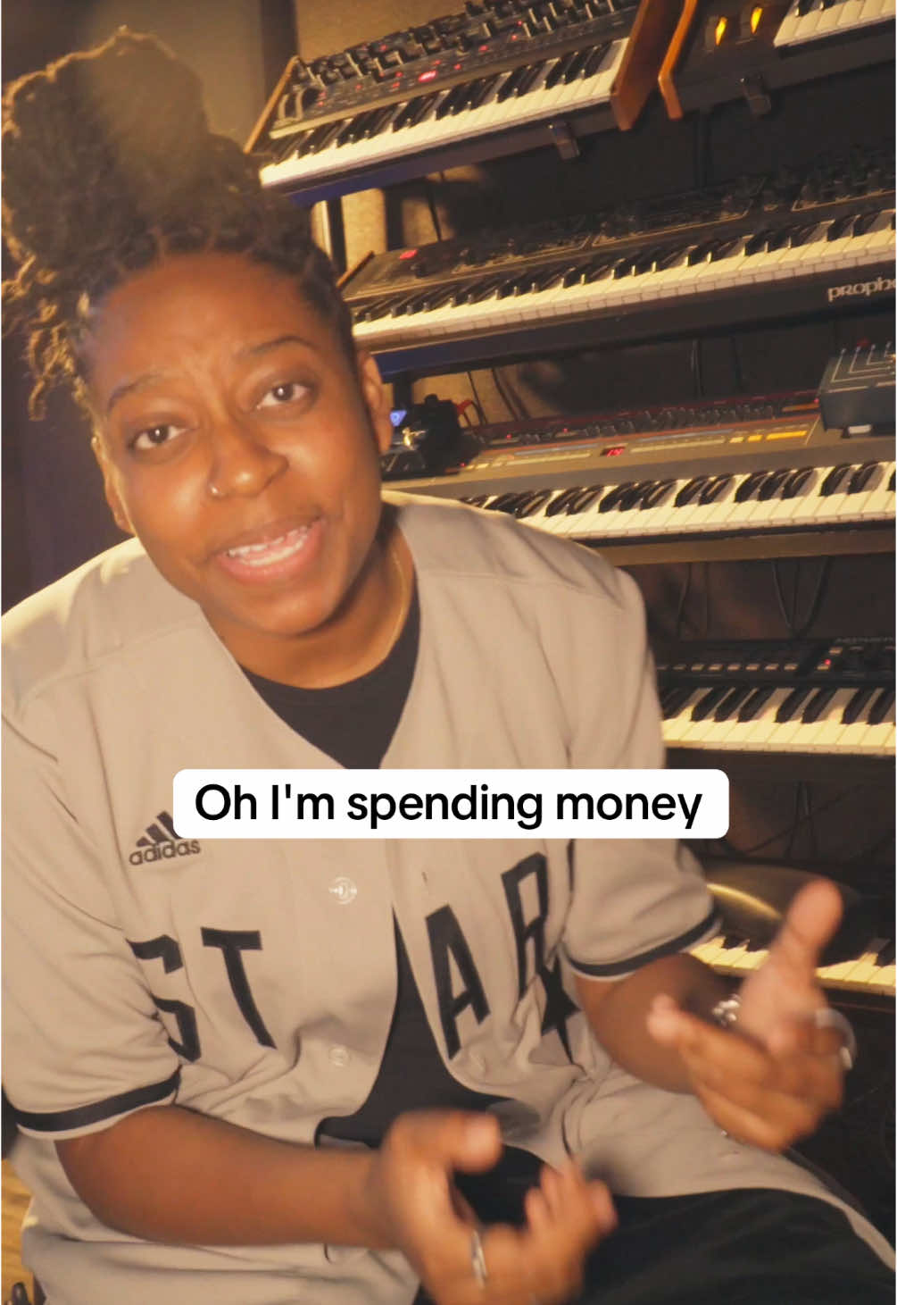 A post by @the_rapgirl on TikTok caption: My new “just happy to be alive anthem” 🤷🏾‍♀️🔥 #daishamcbride #independentartist #lgbt 