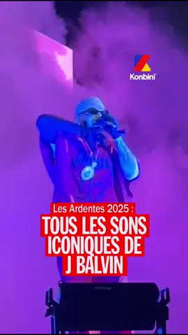 A post by @konbini on TikTok caption: On a fini @Les Ardentes en beauté avec @J Balvin 🔥💃#raeggeton #latinogang #lesardentes 