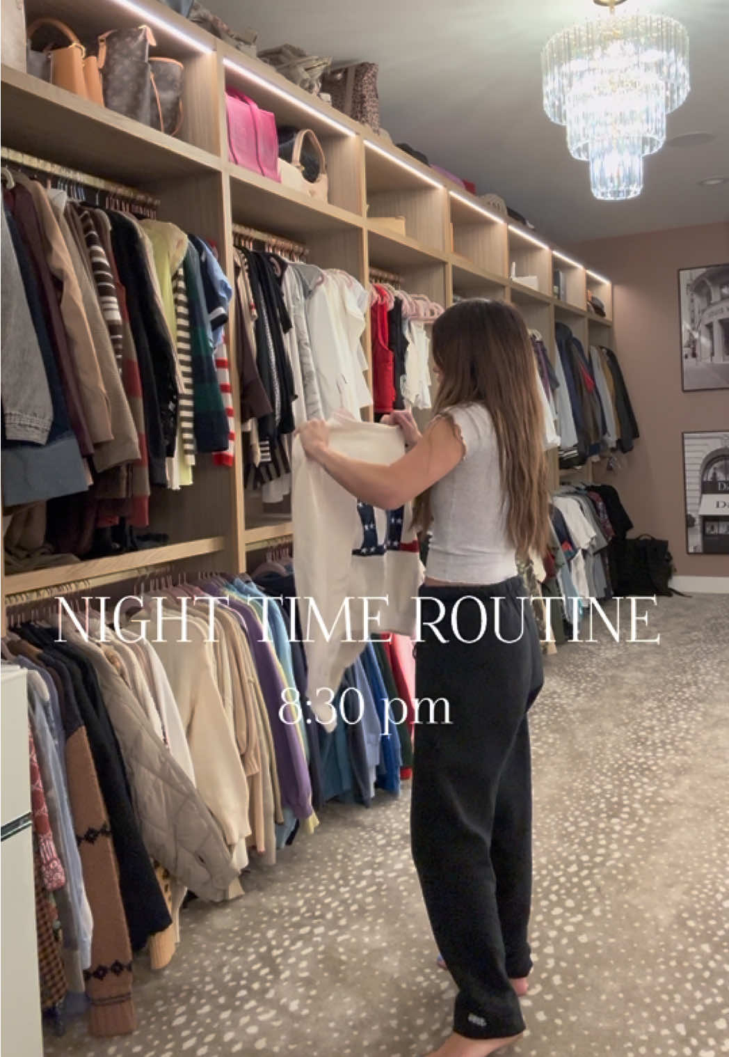 A post by @_justjessiiii on TikTok caption: You guys liked the morning routine video so here’s the night time routine ✨🌙 #momtok #nightroutine 