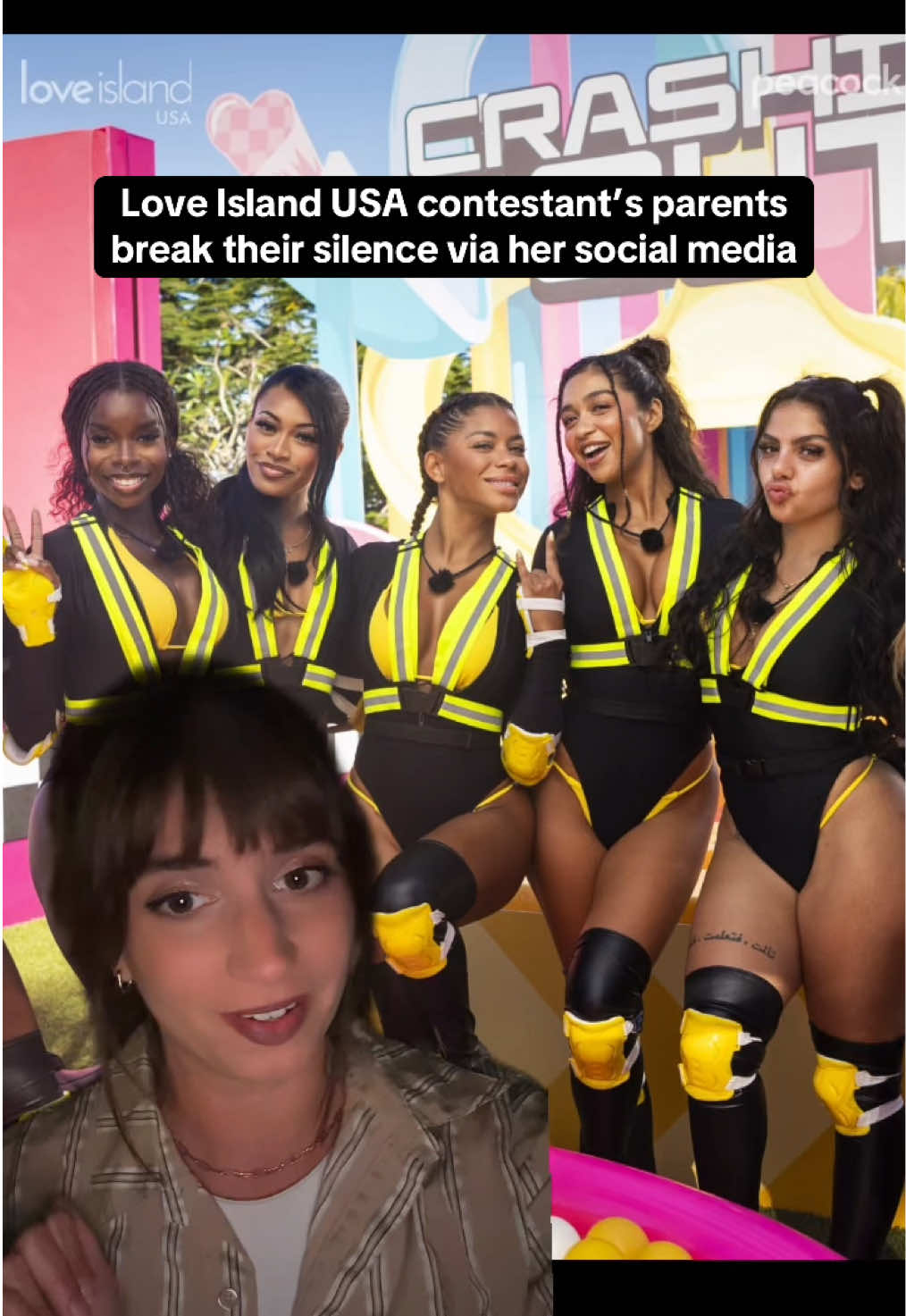 A post by @katericcio on TikTok caption: Love Island USA contestant’s parents break their silence via her social media #loveislandusa #LoveIsland #cierraortega #peacock #breakingnews #realitytv #instagram #greenscreen 