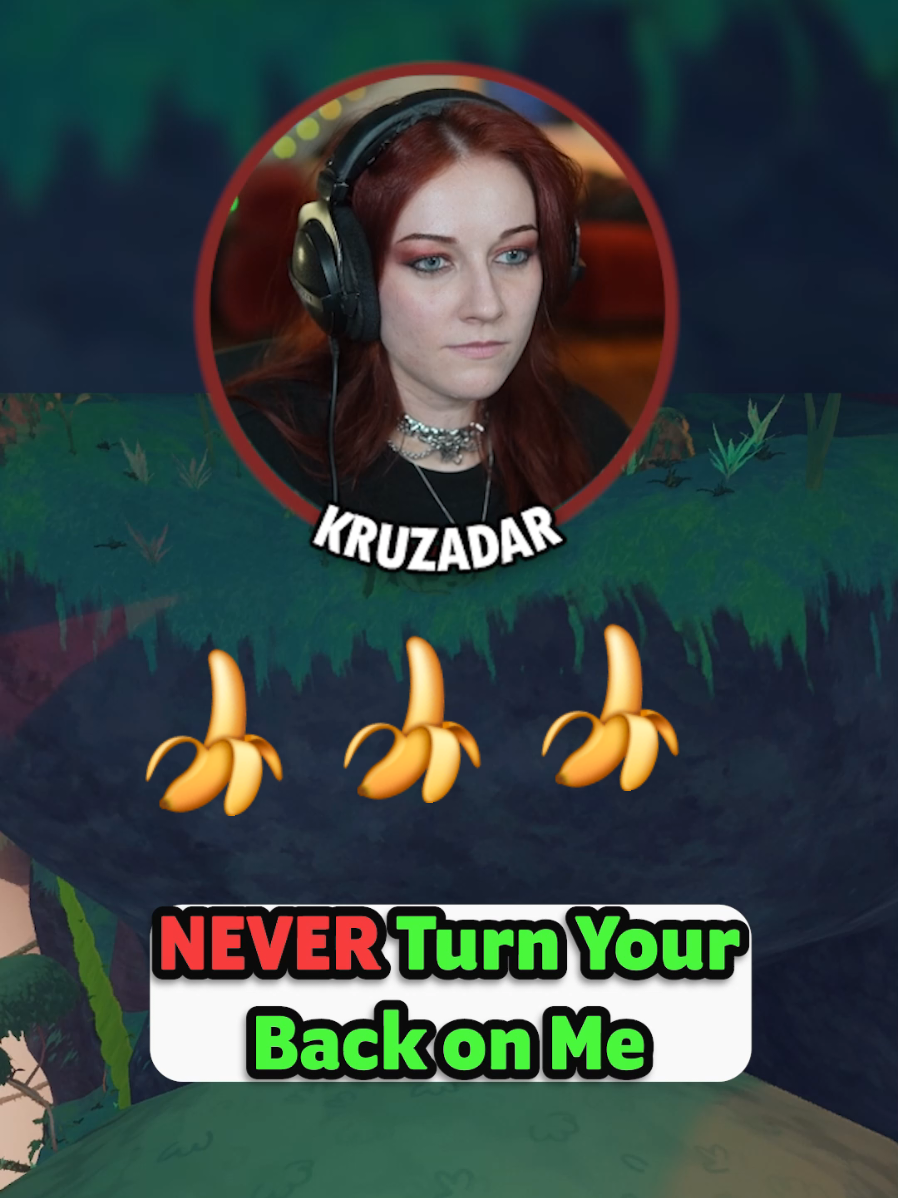 A post by @kruzadar on TikTok caption: NEVER safe 😈🍌  Game: Peak