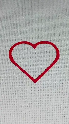 A post by @zaidalhamwi on TikTok caption: Red heart ❤️  with Posca marker 🖌✨️🌌 #shorts #asmr 