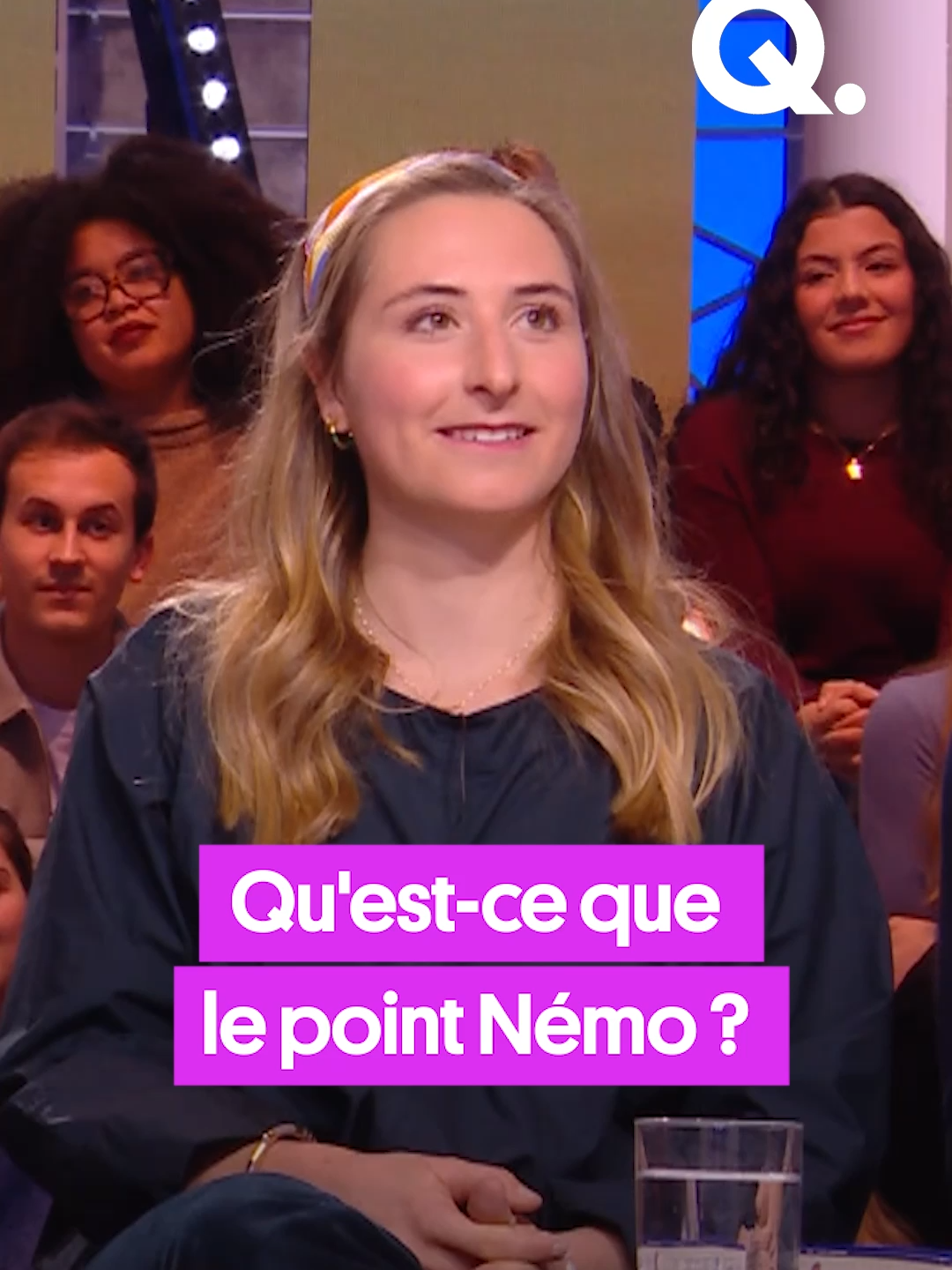 A post by @quotidienofficiel on TikTok caption: [REDIFFUSION] C’est quoi le point Nemo ? Réponse de la benjamine du Vendée Globe 2024-2025, Violette Dorange, et de Pablo, expert en géographie… #tiktokfrance #onregardequoi #quotidien #actu #humour #nemo