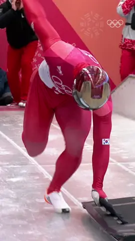 A post by @olympics on TikTok caption: Amazing, a superhero doing skeleton... 🦸‍♂️ #Olympics #Sports #Skeleton #IronMan 