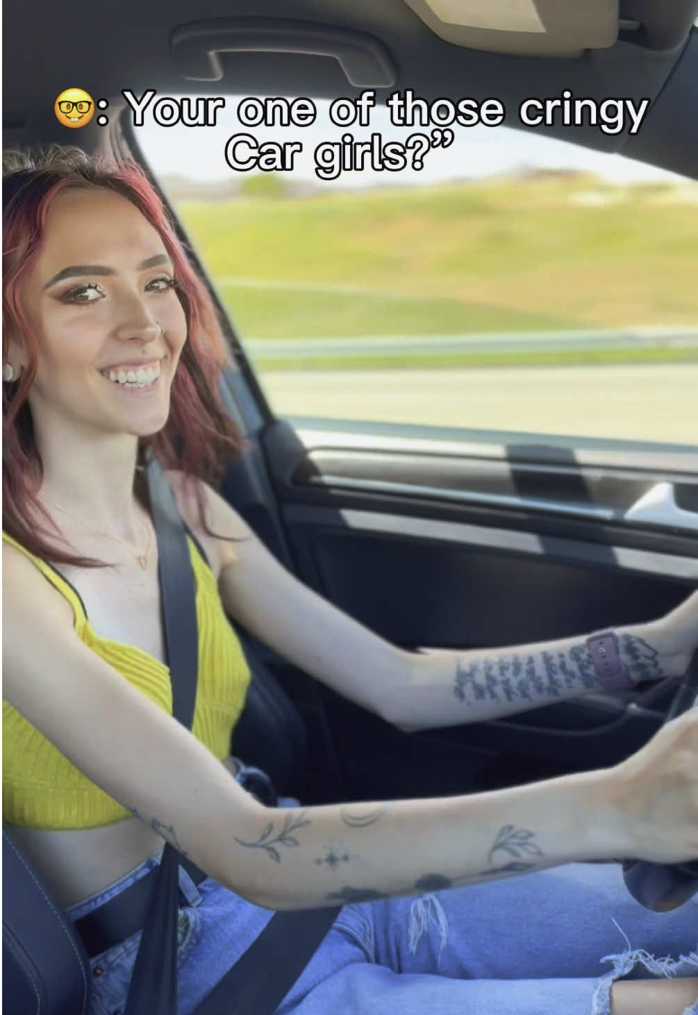 A post by @ on TikTok caption: I call it doing what you pretend to know about 💅 🤷🏻‍♀️ #explorepage #cartok #carenthusiast #carlover #motorsport #ppir #b8s4 #audis4 #audisport 