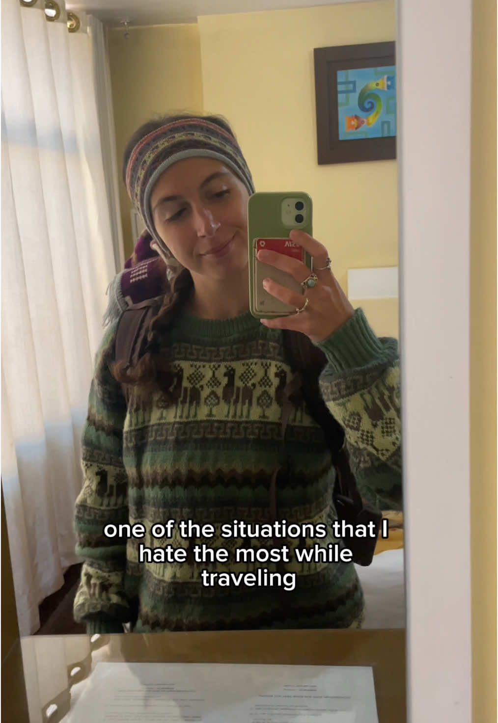 A post by @morgaanfoley on TikTok caption: Autistic struggles while traveling #actuallyautistic 