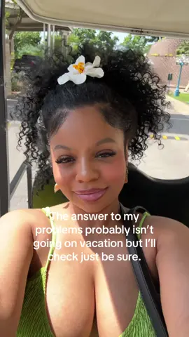 A post by @taylortimetv on TikTok caption: The answers to my problems probably isn’t going on vacation but I’ll double check to make sure 